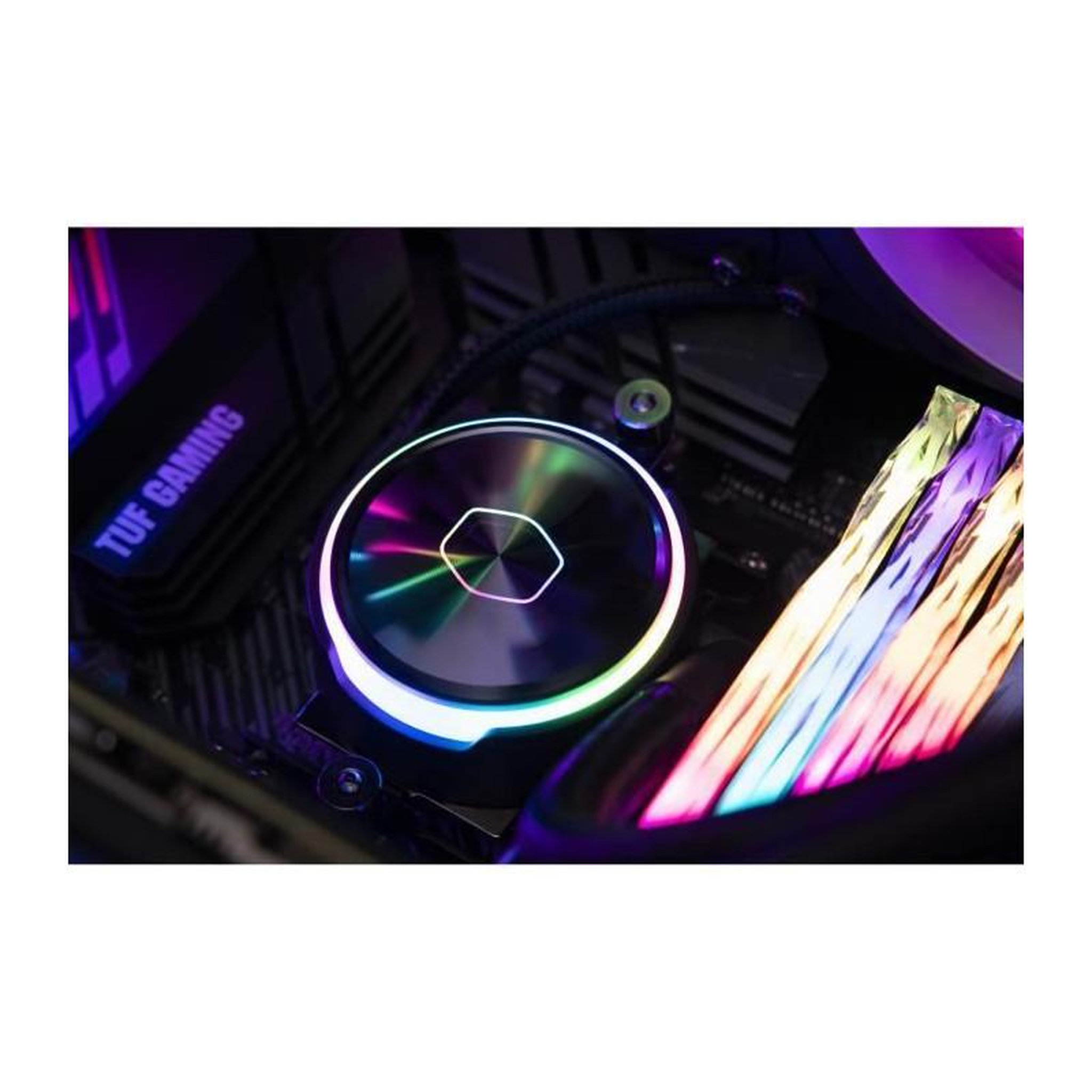 Voir la diapositive 4 : Cooler Master COOLER MASTER - PL240 Flux - Watercooling Haute Performance - ARGB GEN2 - READY LGA1700 - MLY-D24M-A23PZ-R1