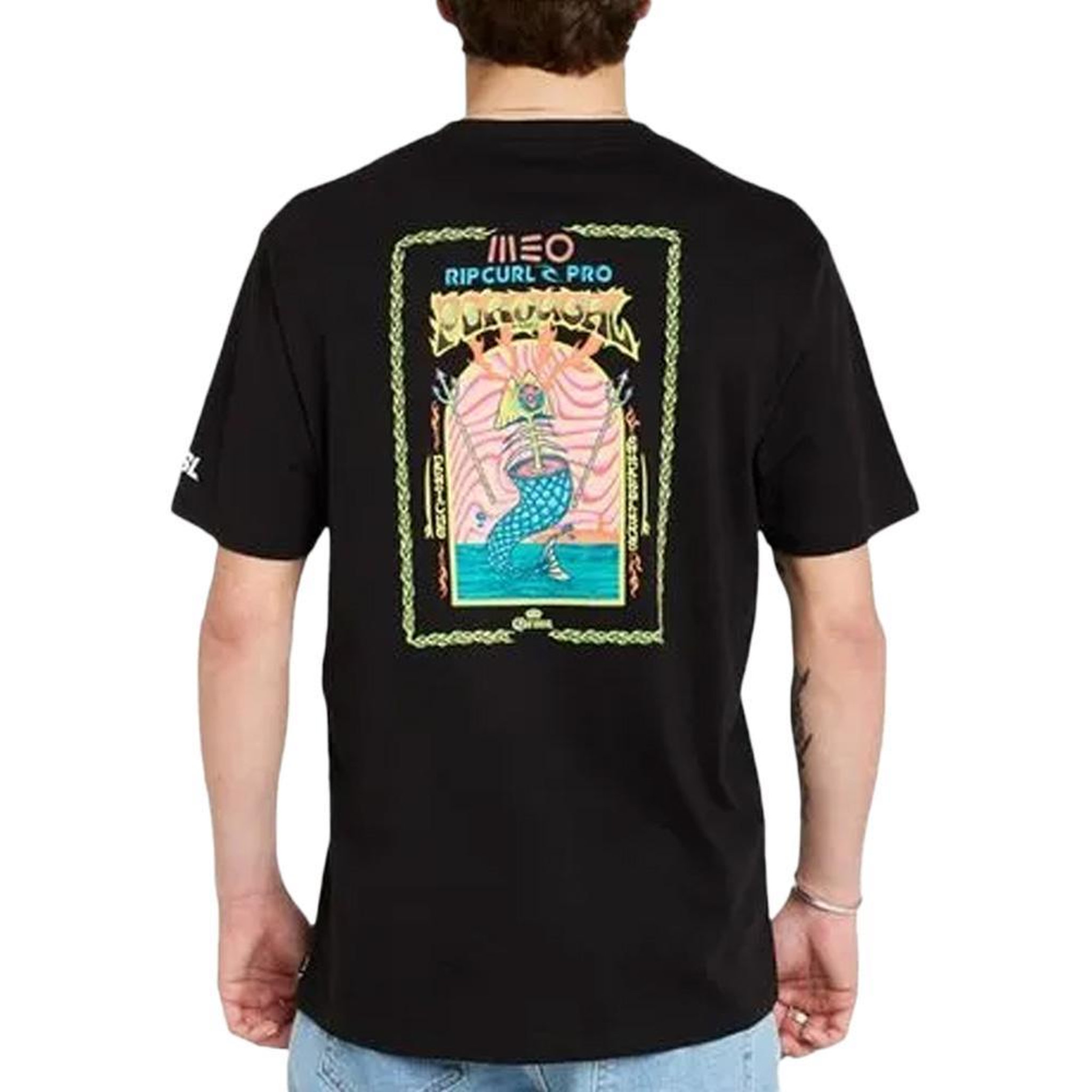 Voir la diapositive 2 : Rip Curl T-Shirt Noir Homme Rip Curl Meo