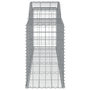 Voir la diapositive 5 : VIDAXL Paniers a gabions arques 9 pcs 300x50x80/100 cm fer galvanise