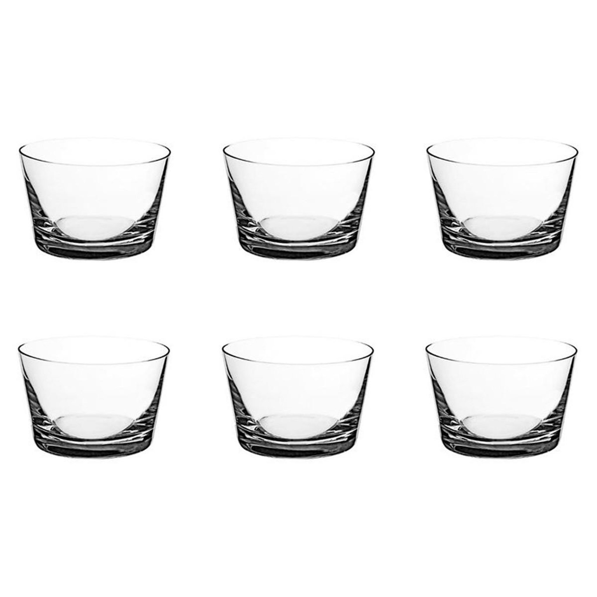 SECRET DE GOURMET Lot de 6 verrines droites  roma  27cl transparent