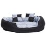 Voir la diapositive 4 : VIDAXL Coussin reversible lavable pour chien Gris et noir 110x80x23 cm