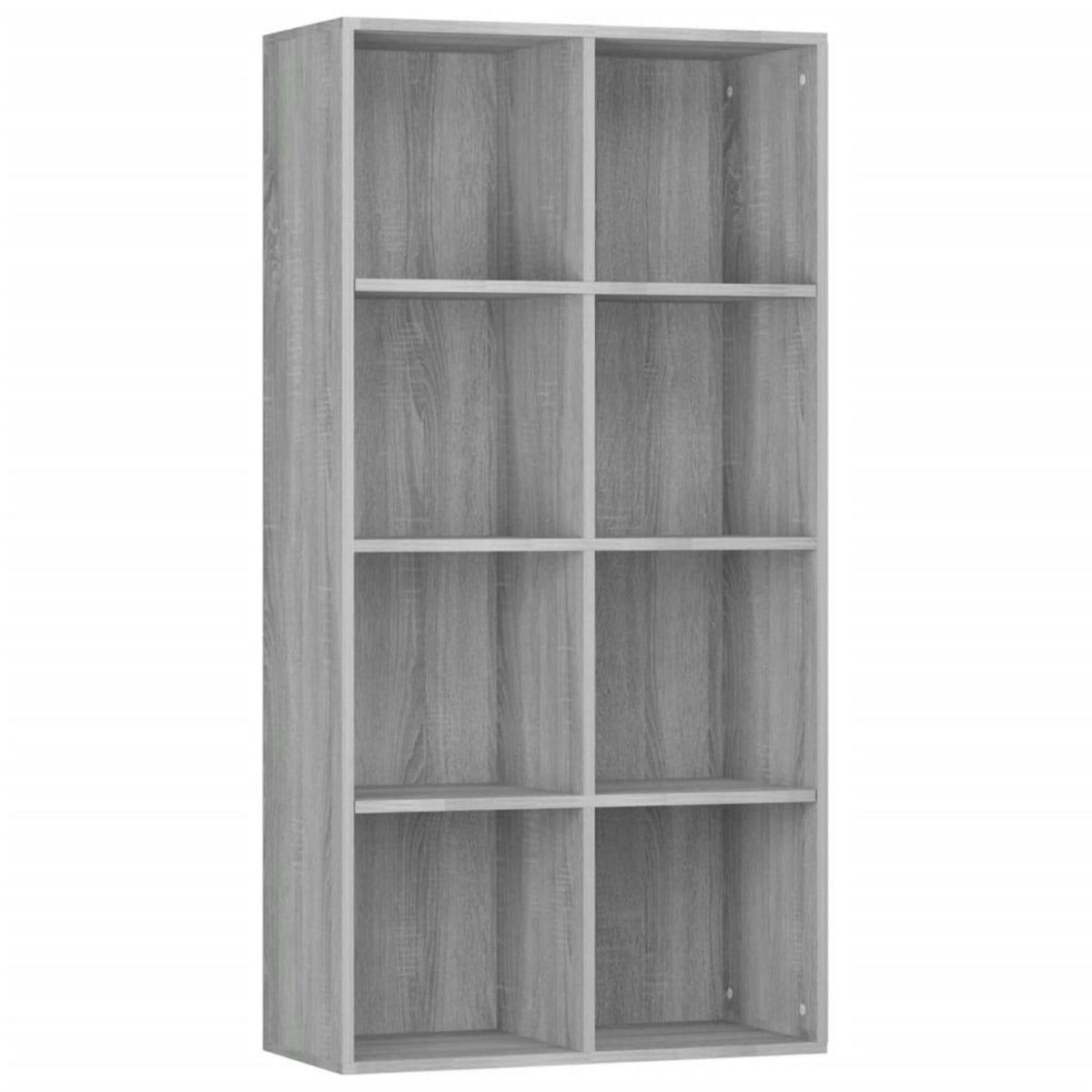 VIDAXL Bibliotheque/Buffet Sonoma gris 66x30x130 cm Bois d'ingenierie