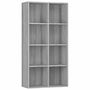 Voir la diapositive 2 : VIDAXL Bibliotheque/Buffet Sonoma gris 66x30x130 cm Bois d'ingenierie
