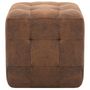 Voir la diapositive 3 : VIDAXL Tables de chevet 2 pcs Marron 30x30x30 cm Similicuir daim