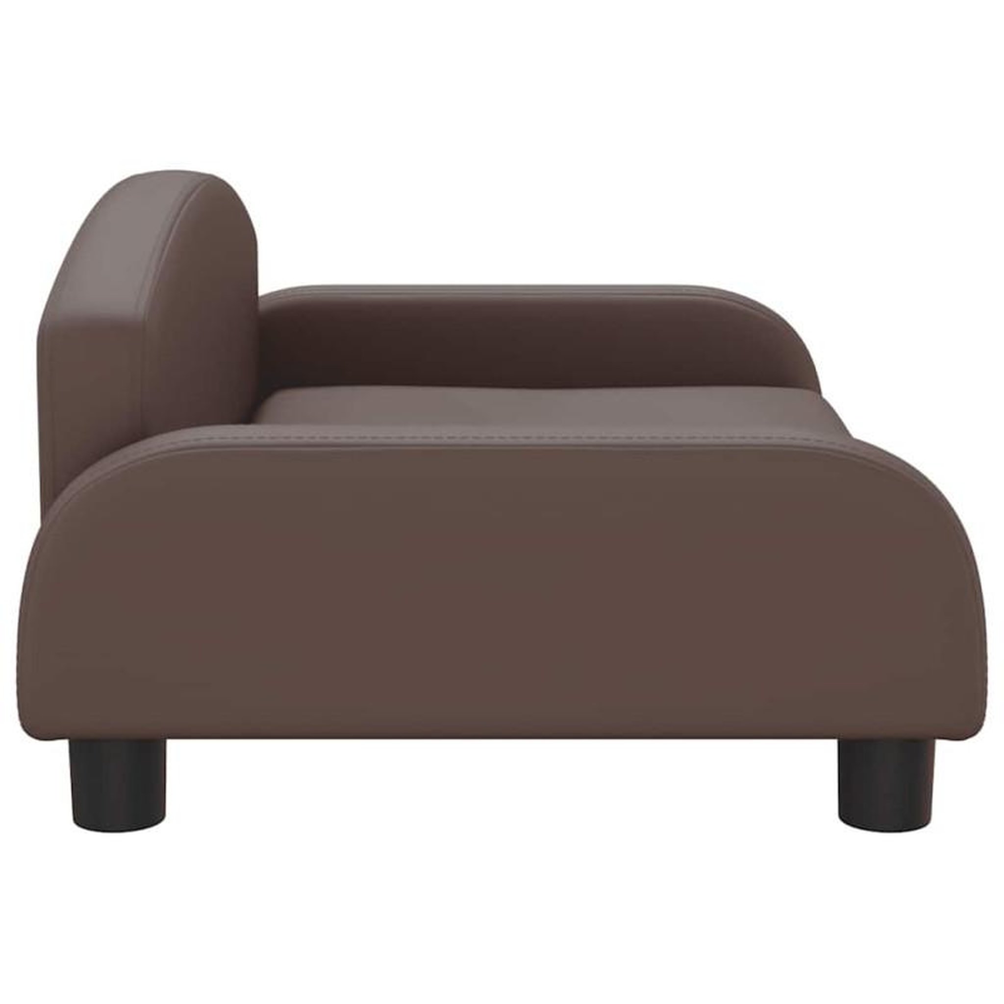 Voir la diapositive 4 : VIDAXL Lit pour chien marron 70x45x30 cm similicuir