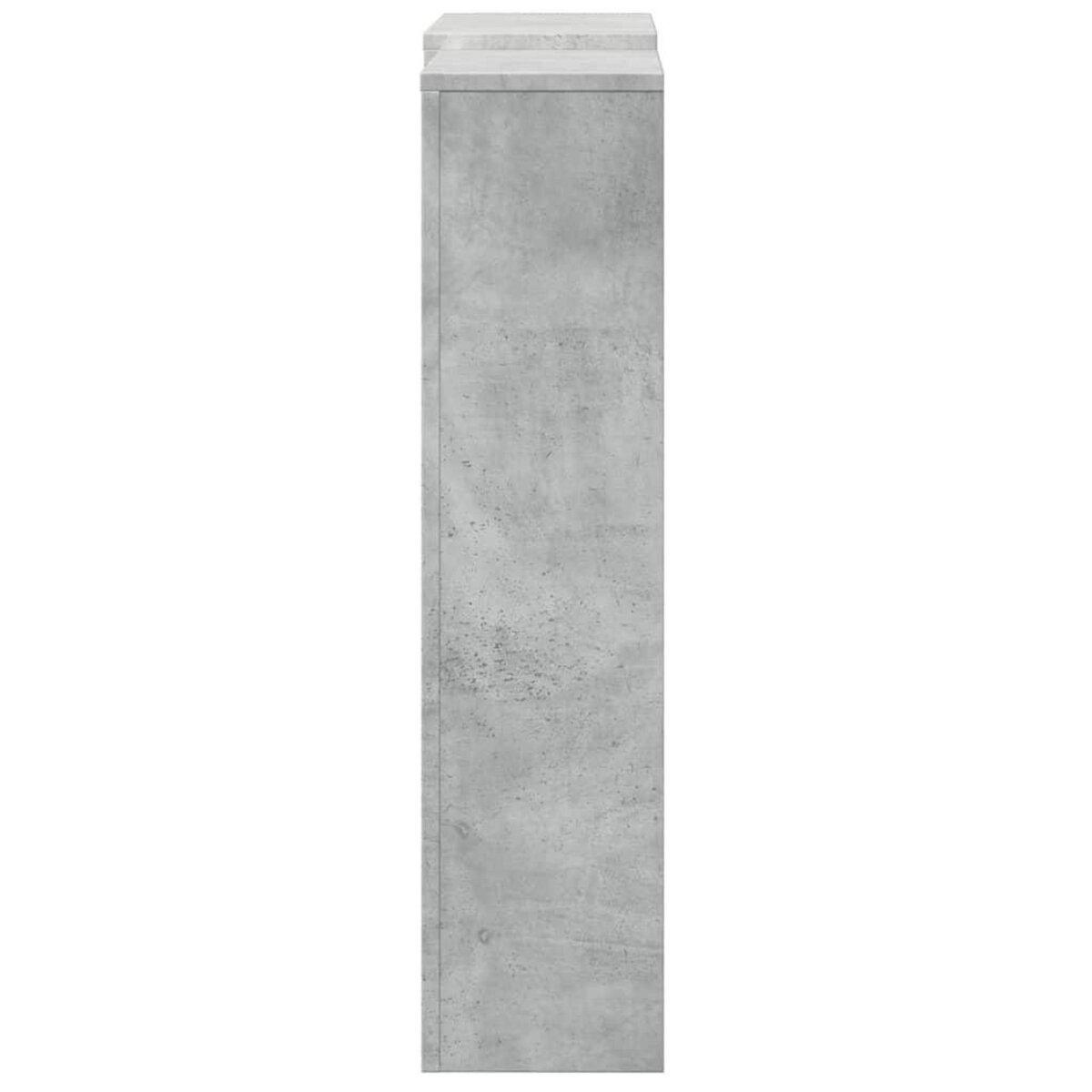 VIDAXL Cache-radiateur gris beton 205x21,5x83,5 cm bois d'ingenierie