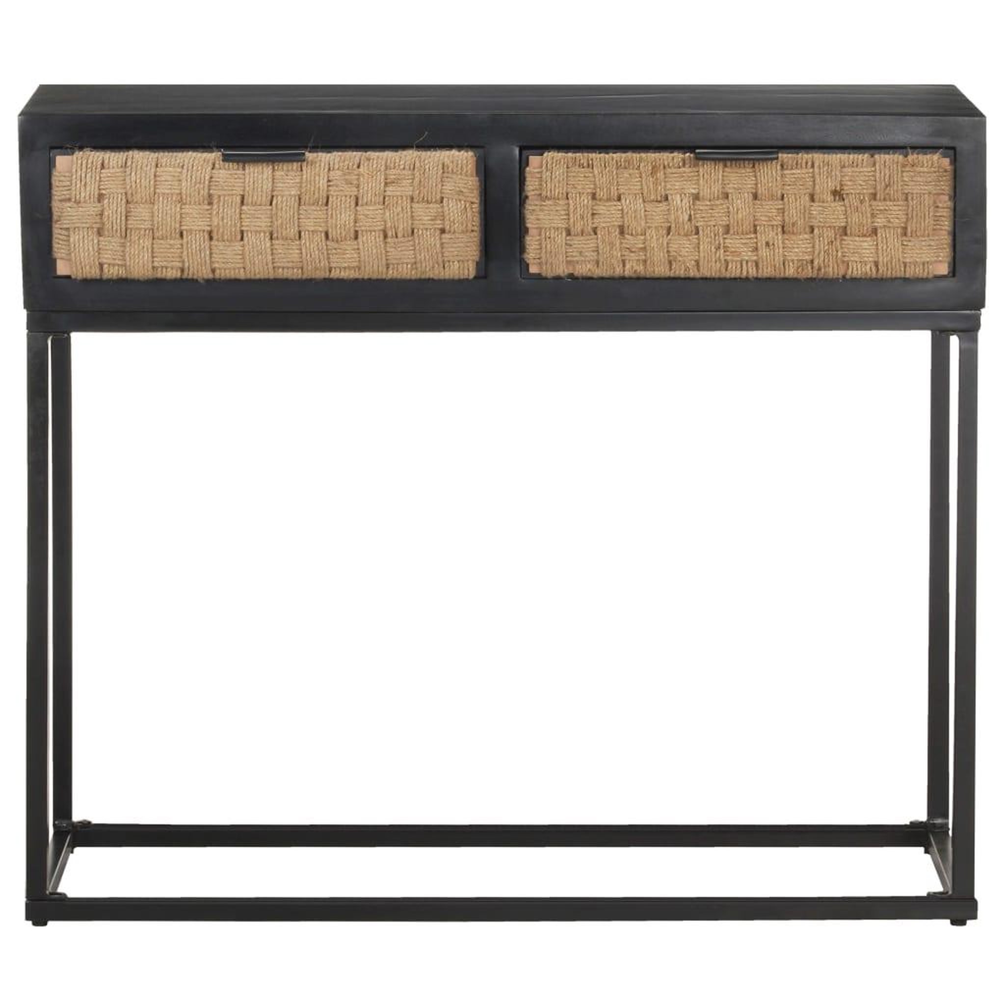 Voir la diapositive 2 : VIDAXL Table console 90x35x76 cm Bois de manguier massif