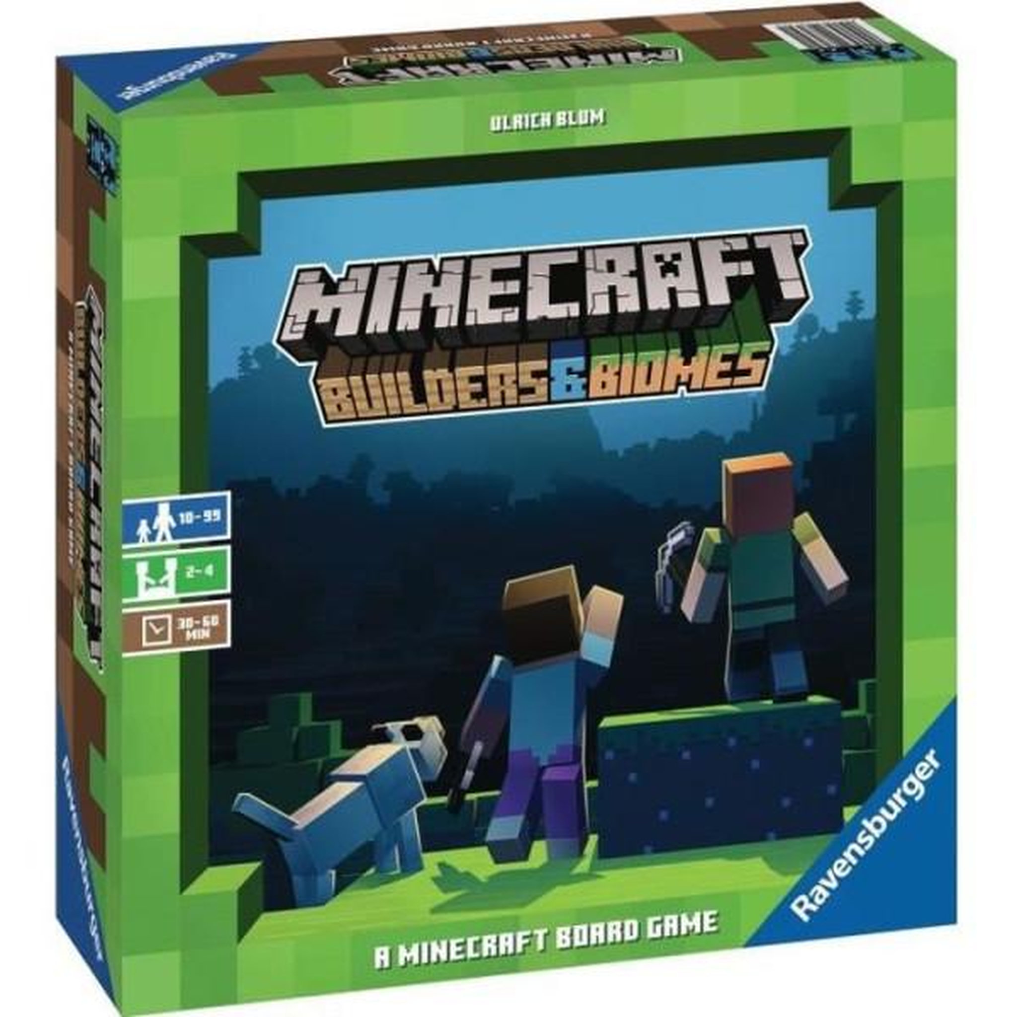 RAVENSBURGER Minecraft builders & biomes, jeu société, issu du vidéo multilingue (français inclus), ravensburger, 26132