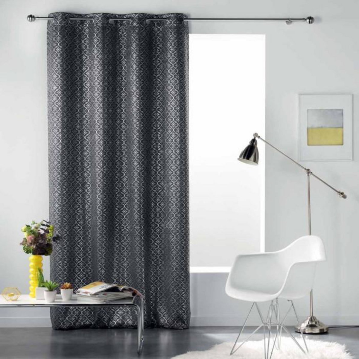 Paris Prix Rideau Occultant  Genesis  135x240cm Anthracite