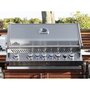 Voir la diapositive 2 : NAPOLEON Barbecue gaz encastrable Prestige Pro 665 inox 5 brûleurs + Sizzle Zone + brûleur arrière + Fumage - Napoleon