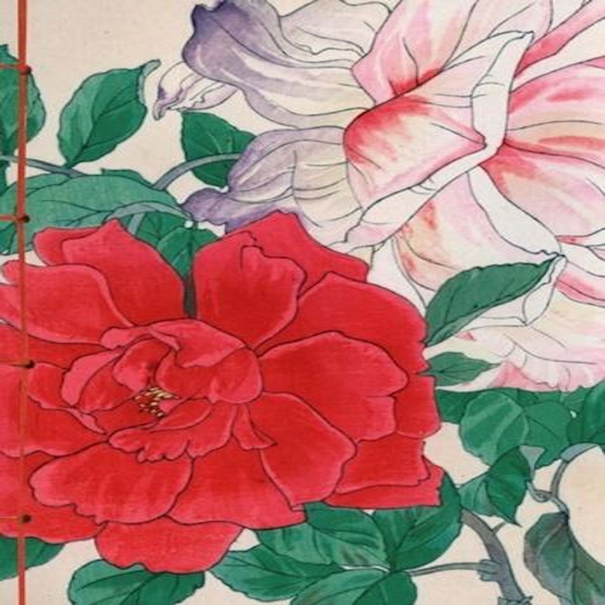 CARNET ROSES DANS L'ESTAMPE JAPONAISE, Hazan