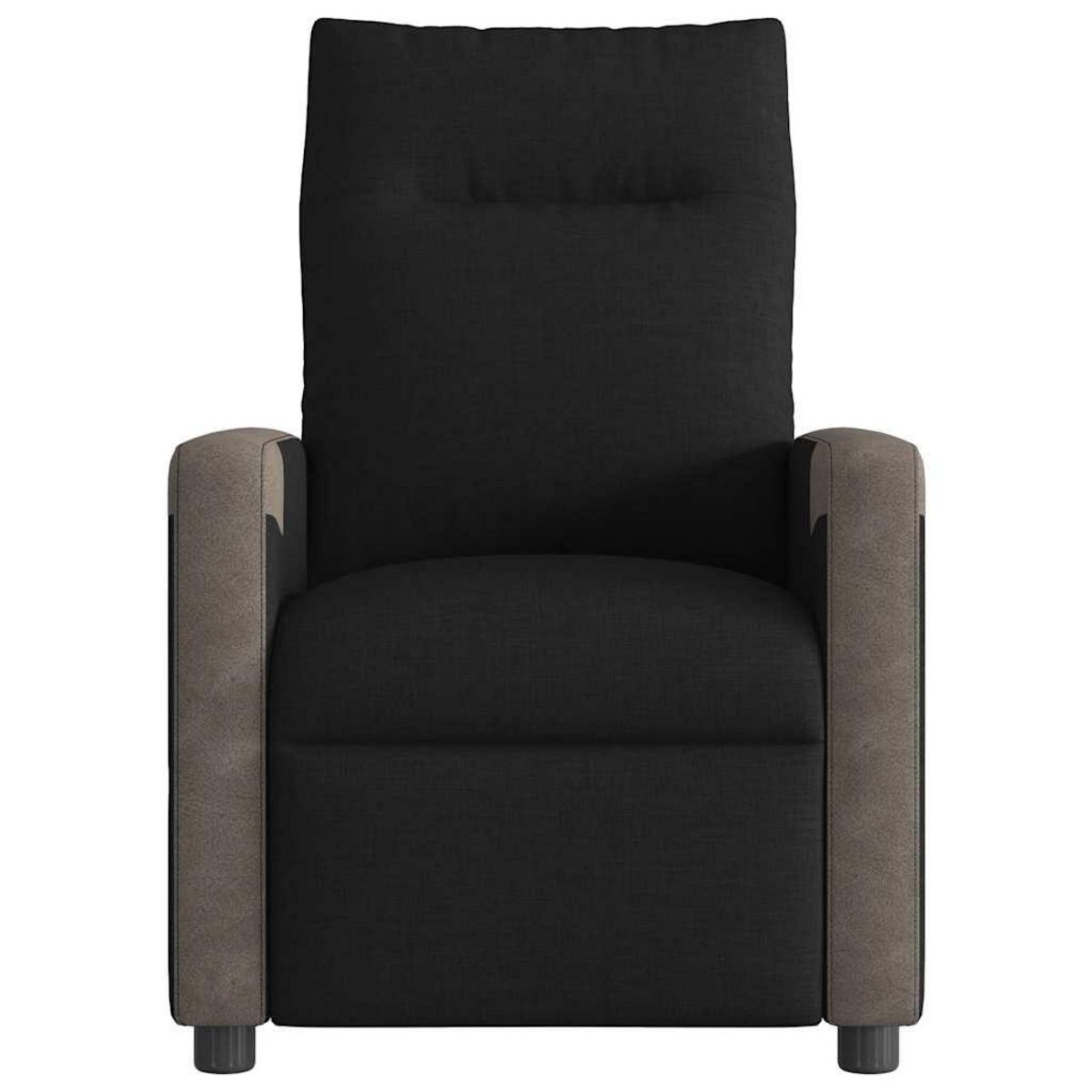 VIDAXL Fauteuil inclinable Noir Tissu