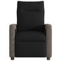 Voir la diapositive 3 : VIDAXL Fauteuil inclinable Noir Tissu