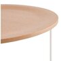 Voir la diapositive 5 : Paris Prix Table d'Appoint Design  Kwiko  46cm Naturel