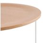 Voir la diapositive 5 : Paris Prix Table d'Appoint Design  Kwiko  46cm Naturel