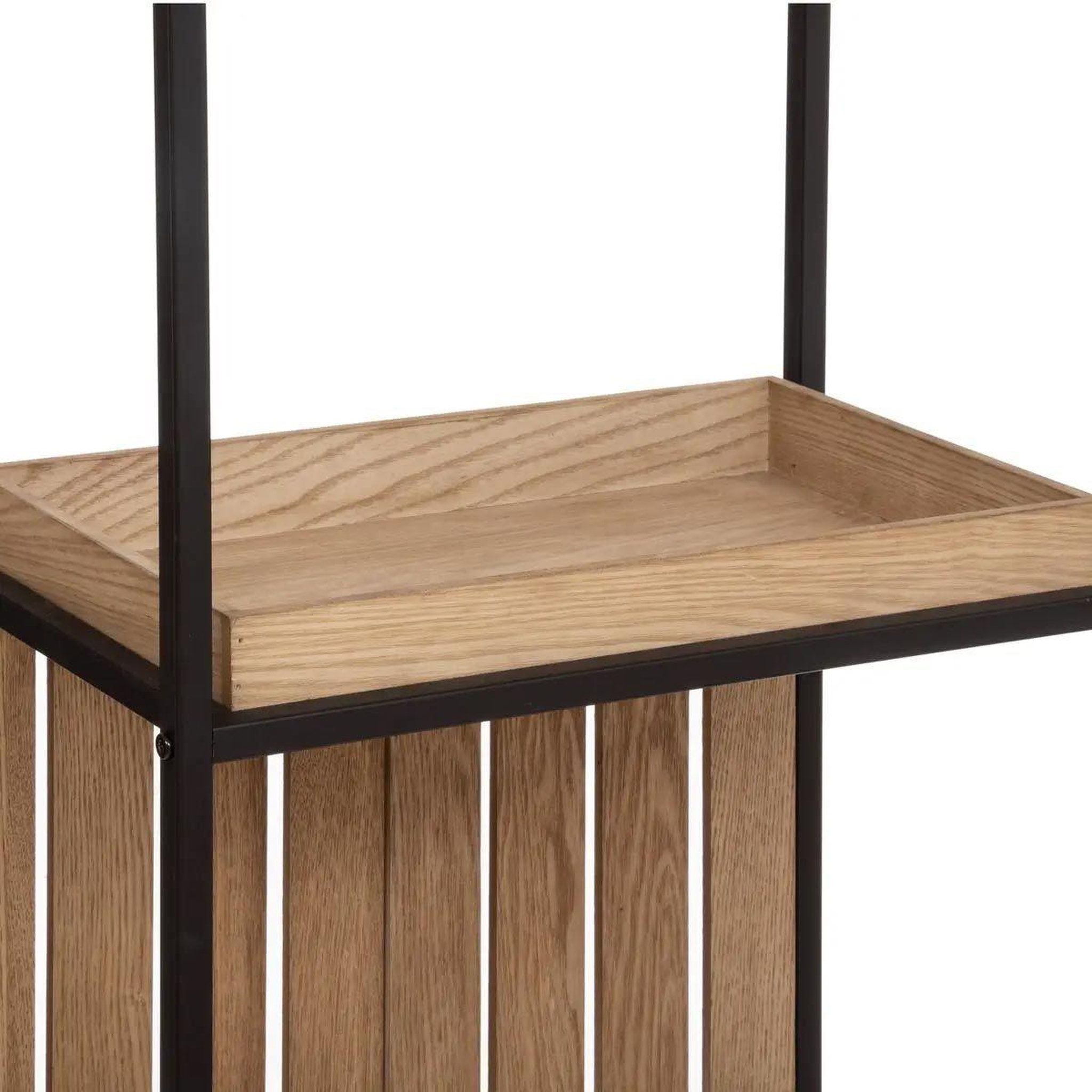 Voir la diapositive 2 : ATMOSPHERA Étagère 4 niveaux déco  bakos  176cm naturel