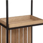 Voir la diapositive 2 : ATMOSPHERA Étagère 4 Niveaux Déco  Bakos  176cm Naturel