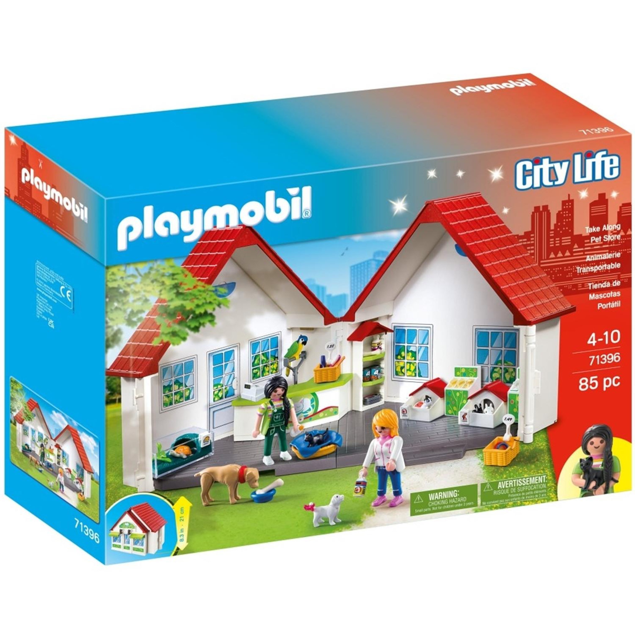 PLAYMOBIL City Life Coffret animalerie Transportable