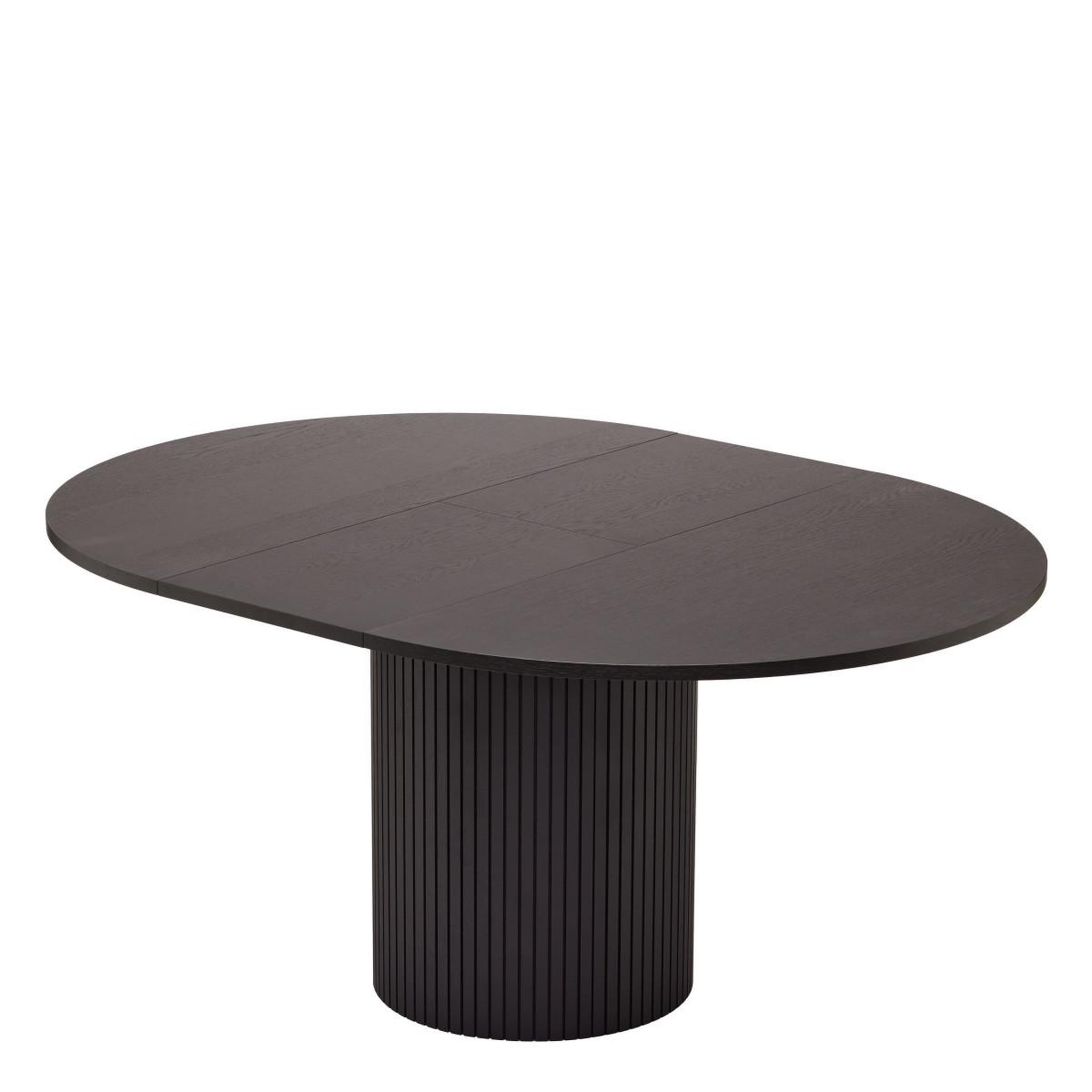 Voir la diapositive 4 : Paris Prix Table à manger extensible  toscana  120-160cm chêne & noir