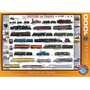 Eurographics Puzzle 1000 pièces : L'histoire des trains