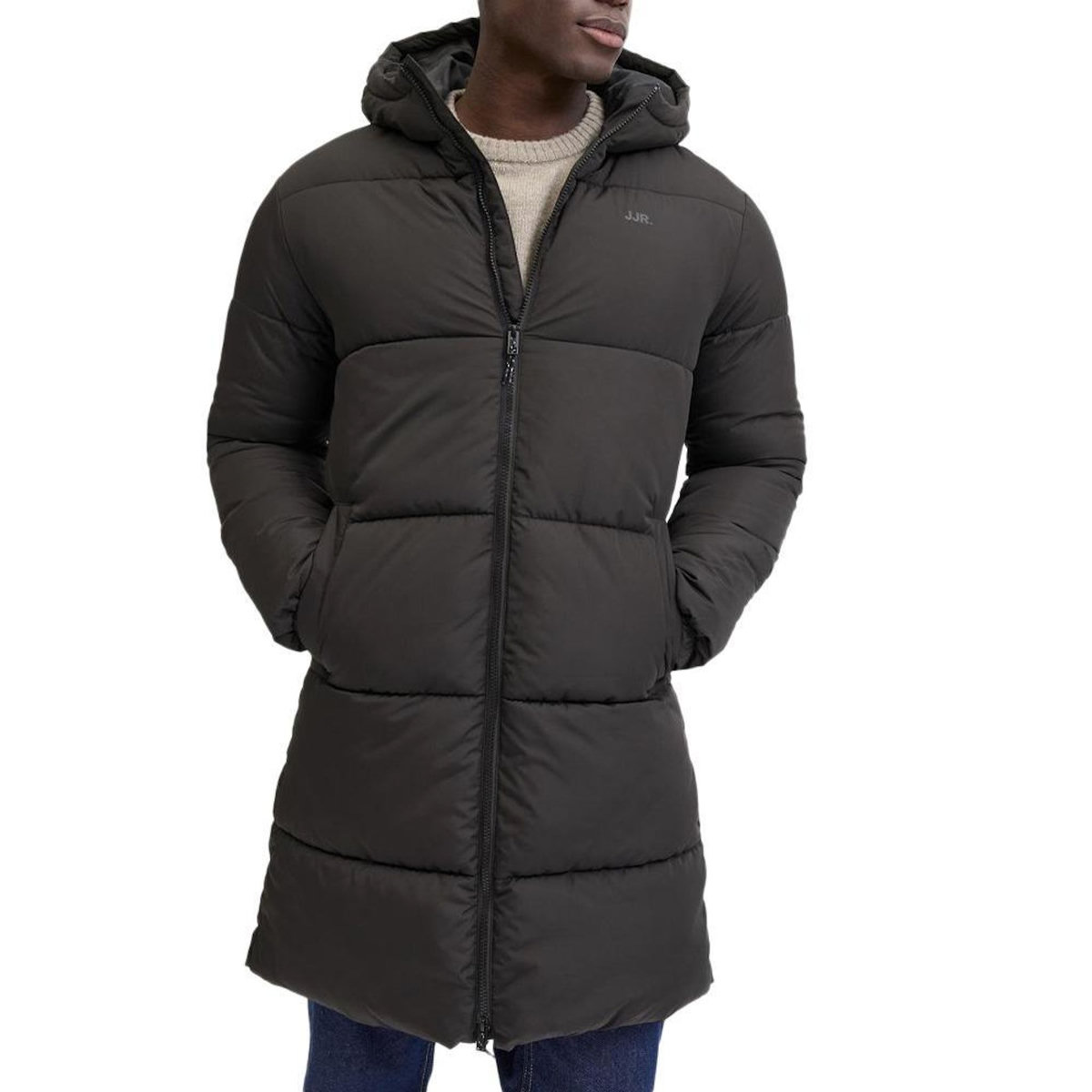 Jack & Jones Doudoune Noire Homme JJ Rebel ASP