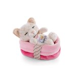 NICI Peluche animal endormi - Leopard Rose