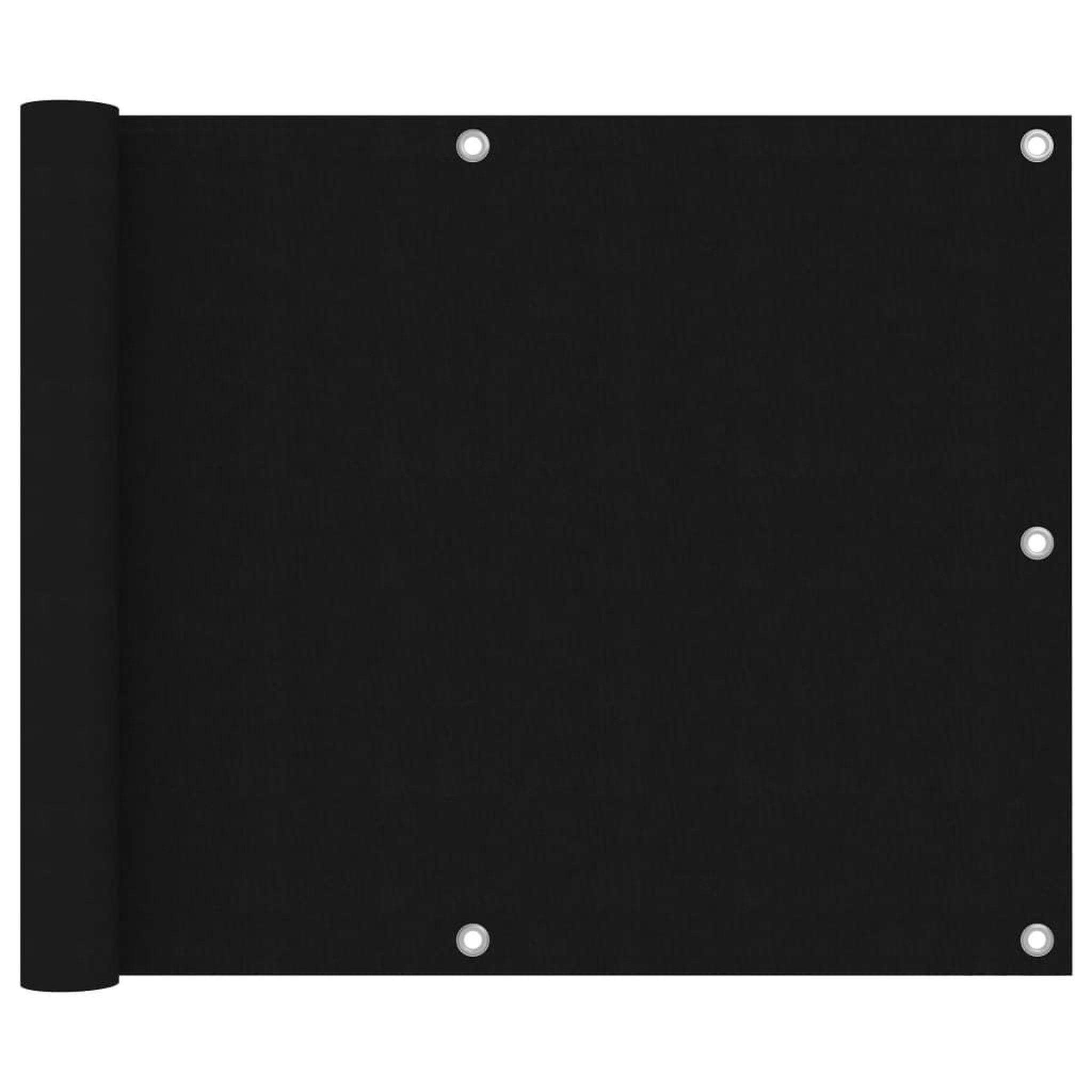 Voir la diapositive 1 : VIDAXL Ecran de balcon Noir 75x600 cm Tissu Oxford