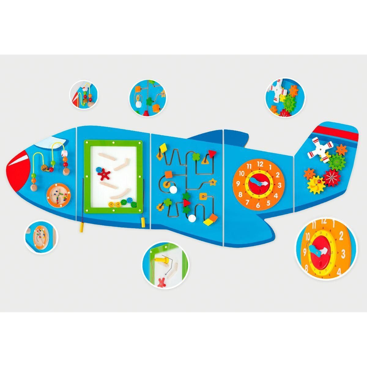 TICKIT Panneaux muraux d'activité d'avion