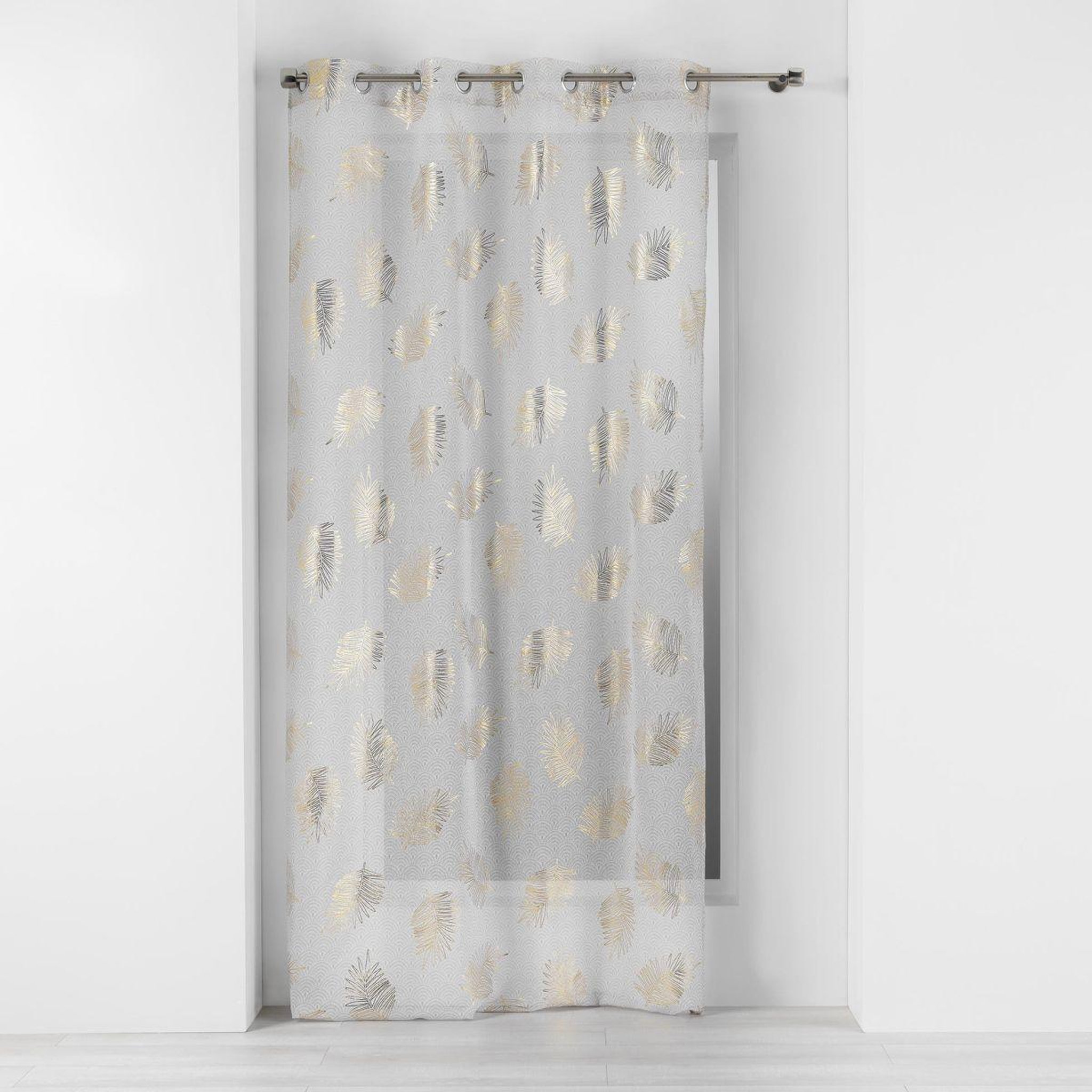 Douceur d'Intérieur Rideau voilage  sunny gold  140x280cm or