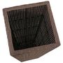 Voir la diapositive 5 : VIDAXL Lits sureleves de jardin 3 pcs Resine tressee Marron