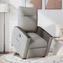 Voir la diapositive 3 : VIDAXL Fauteuil inclinable gris nuage tissu
