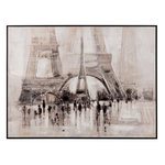 Paris Prix Tableau Déco  Tour Eiffel  90x120cm Beige
