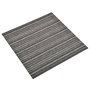 Voir la diapositive 2 : VIDAXL Dalles de tapis de sol 20 pcs 5 m^2 50x50 cm Anthracite raye
