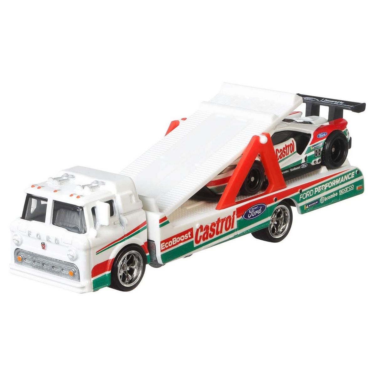HOT WHEELS Camion Transporteur+Véhicule Hot Wheels 