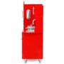 Voir la diapositive 5 : VIDAXL Cuisine en jouet pour enfants MDF 84x31x89 cm Rouge