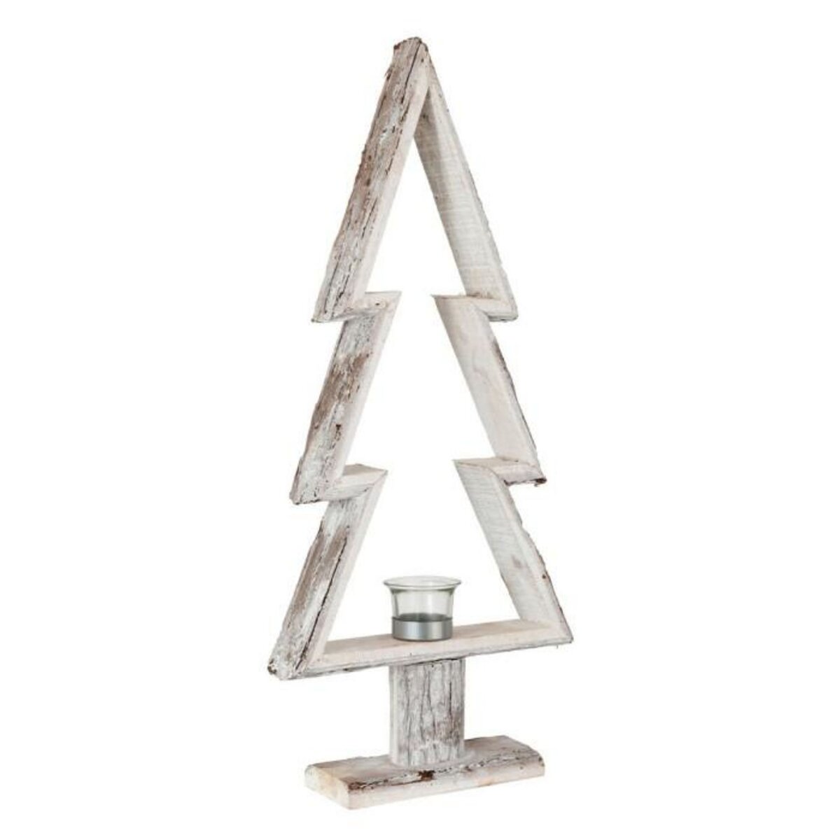 Paris Prix Photophore en Bois  Sapin de Noël  60cm Naturel