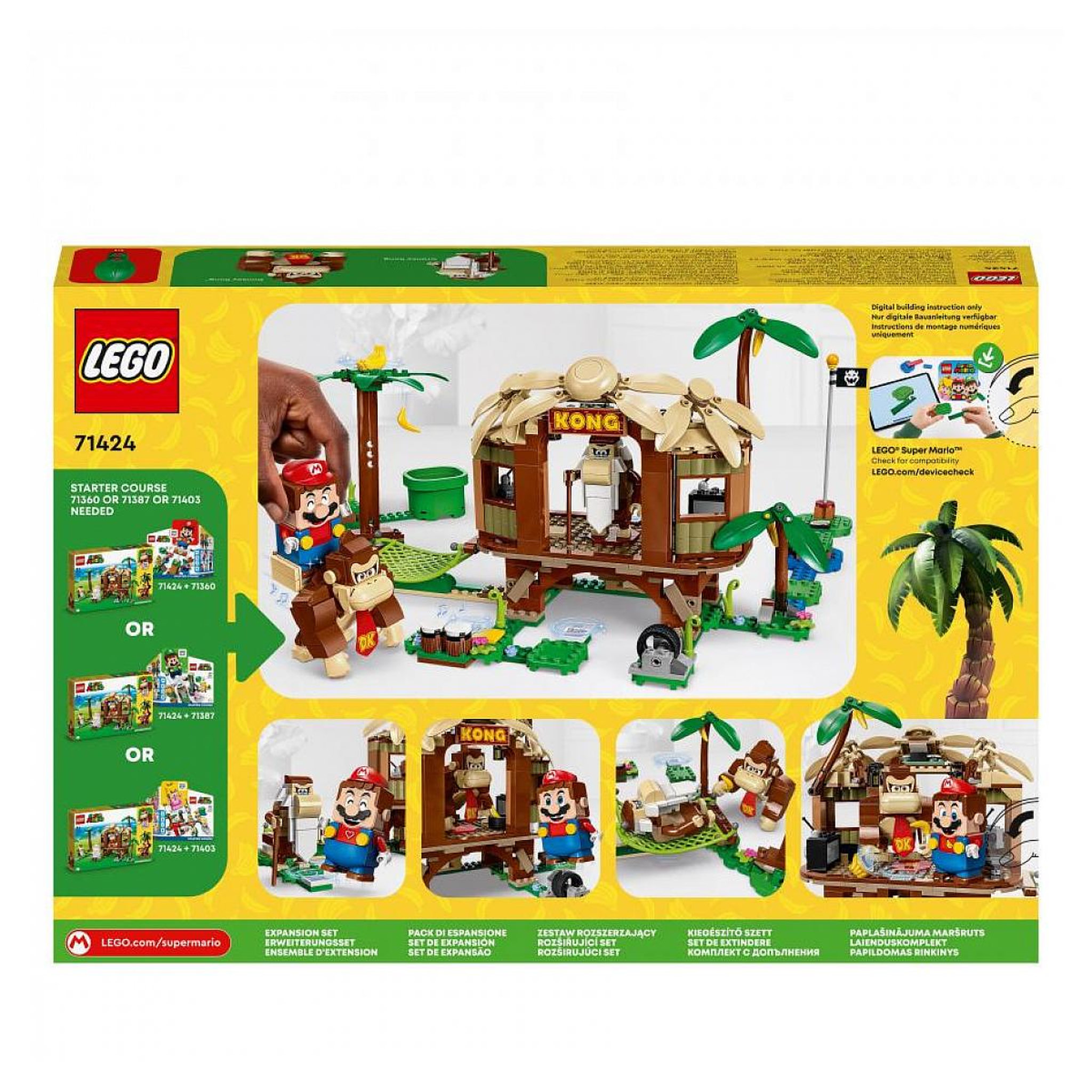 Voir la diapositive 2 : LEGO 71424 Ensemble d extension la cabane de Donkey Kong Super Mario™