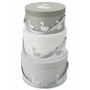 Voir la diapositive 3 : Paris Prix Lot de 3 Boîtes Déco  Cygne  32cm Blanc & Gris