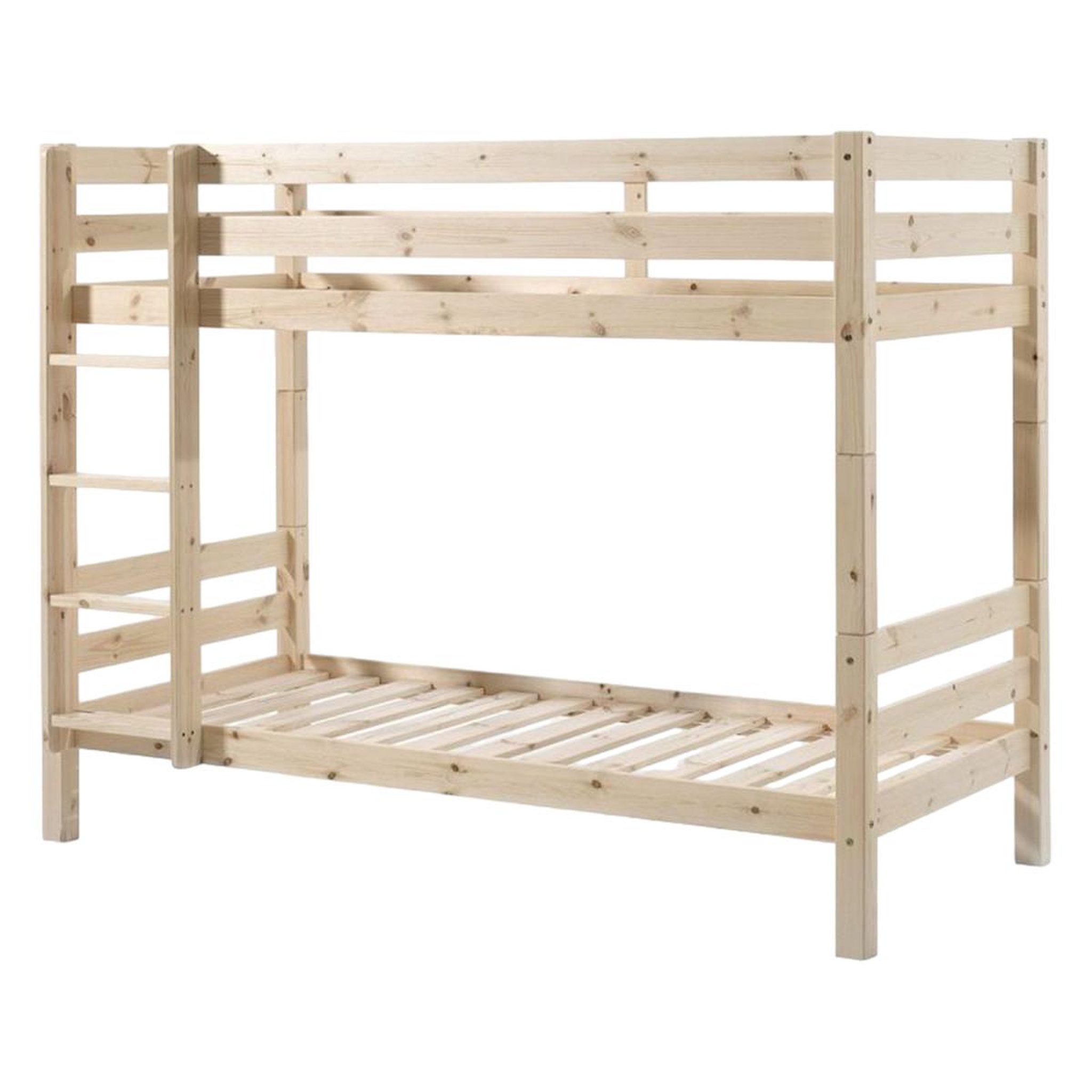 Paris Prix Pack - lit superposé enfant & tiroir  pino  161cm naturel