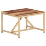 Voir la diapositive 1 : VIDAXL Table d'appoint 60x60x40 cm Bois massif