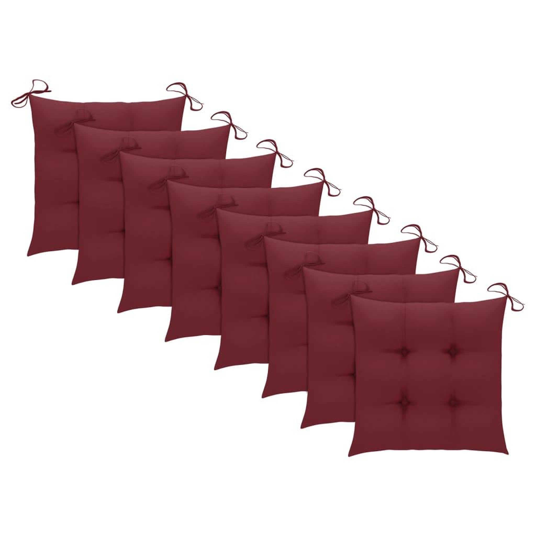 Voir la diapositive 5 : VIDAXL Chaises de jardin avec coussins lot de 8 Bois d'acacia solide