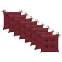 Voir la diapositive 5 : VIDAXL Chaises de jardin avec coussins lot de 8 Bois d'acacia solide