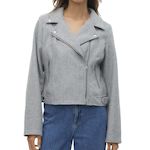Vero Moda Veste e Femme Vero Moda Biker. Coloris disponibles : Gris