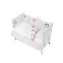 Voir la diapositive 1 : INTERBABY Parure de lit 2 Pcs. Cotton Musseline Jirafa Tren Rose
