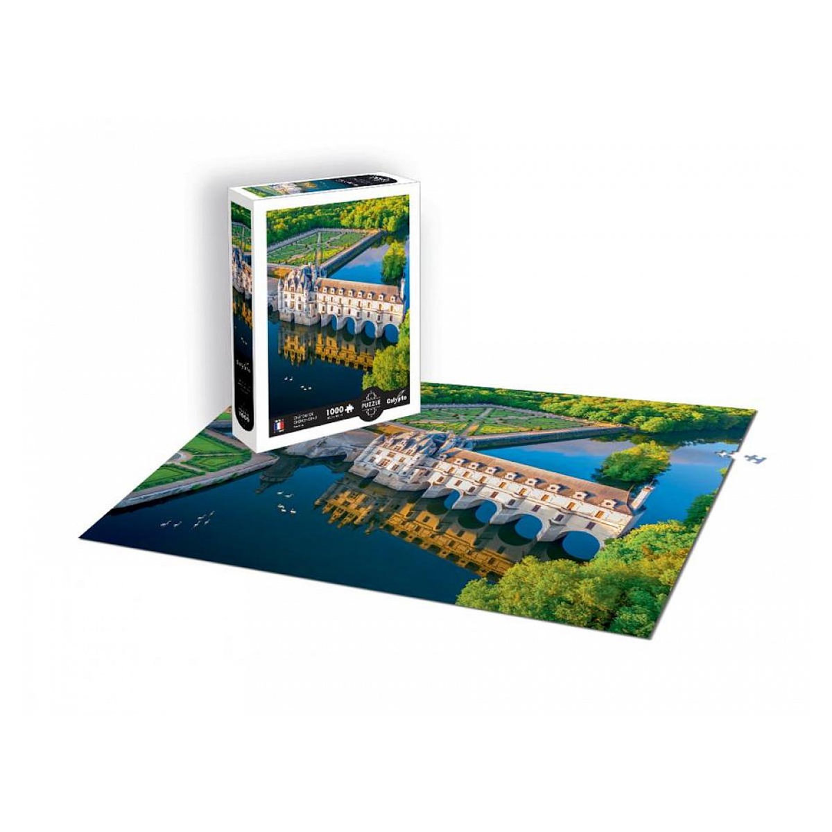 Sentosphere Puzzle 1000 pièces paysage - château de chenonceau - touraine