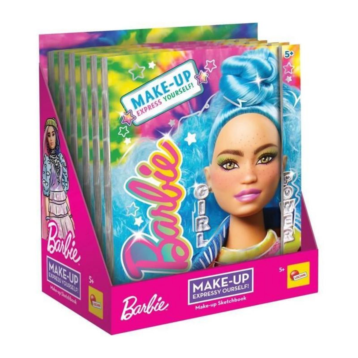 LISCIANI GIOCHI Book pour apprendre a maquiller et a se maquiller - Barbie sketch book make up - LISCIANI