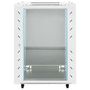 Voir la diapositive 3 : VIDAXL Coffret de réseau avec pieds pivotants 15U 19 IP20 53x40x80 cm