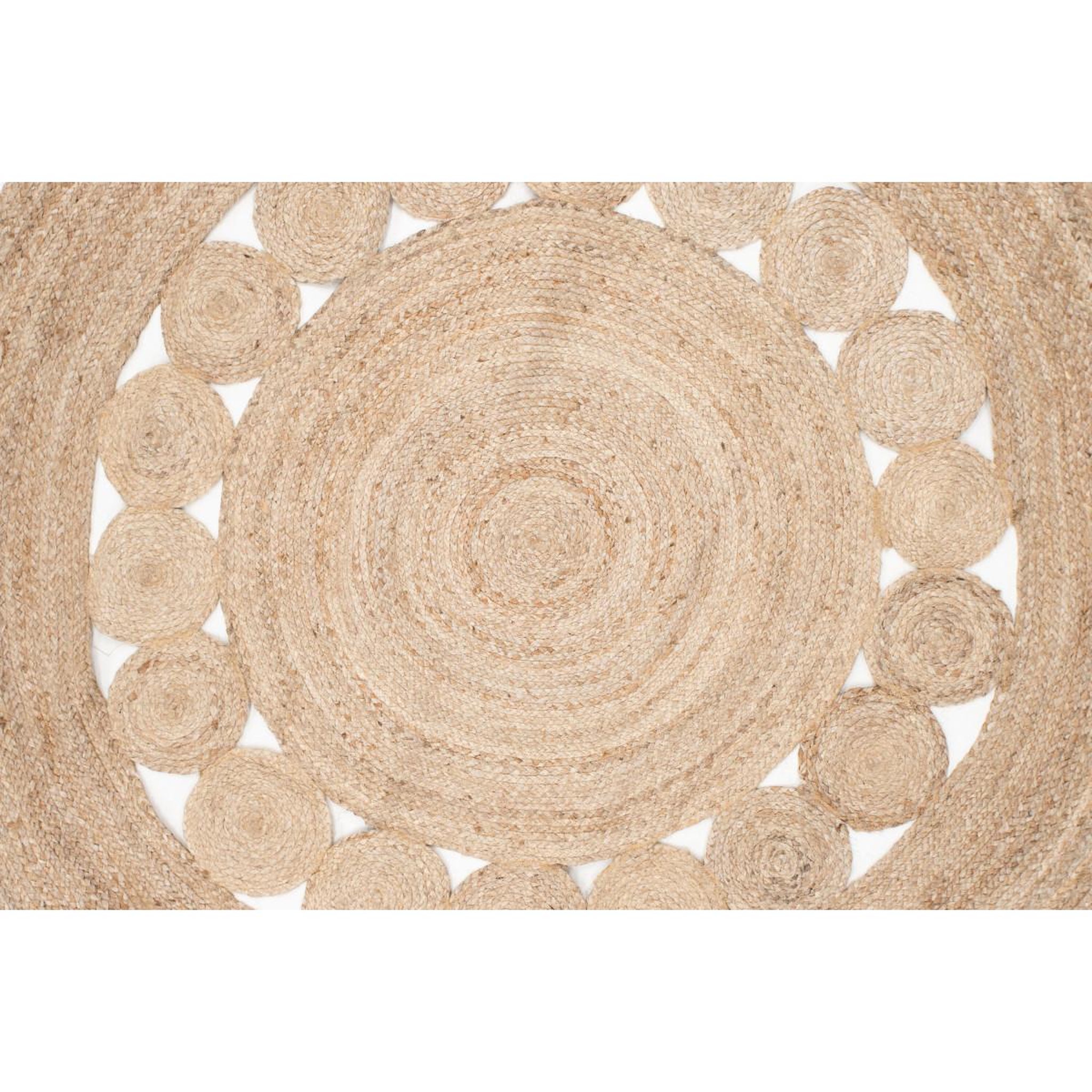 Voir la diapositive 5 : Paris Prix Tapis Rond Déco en Jute  Elis  200cm Naturel