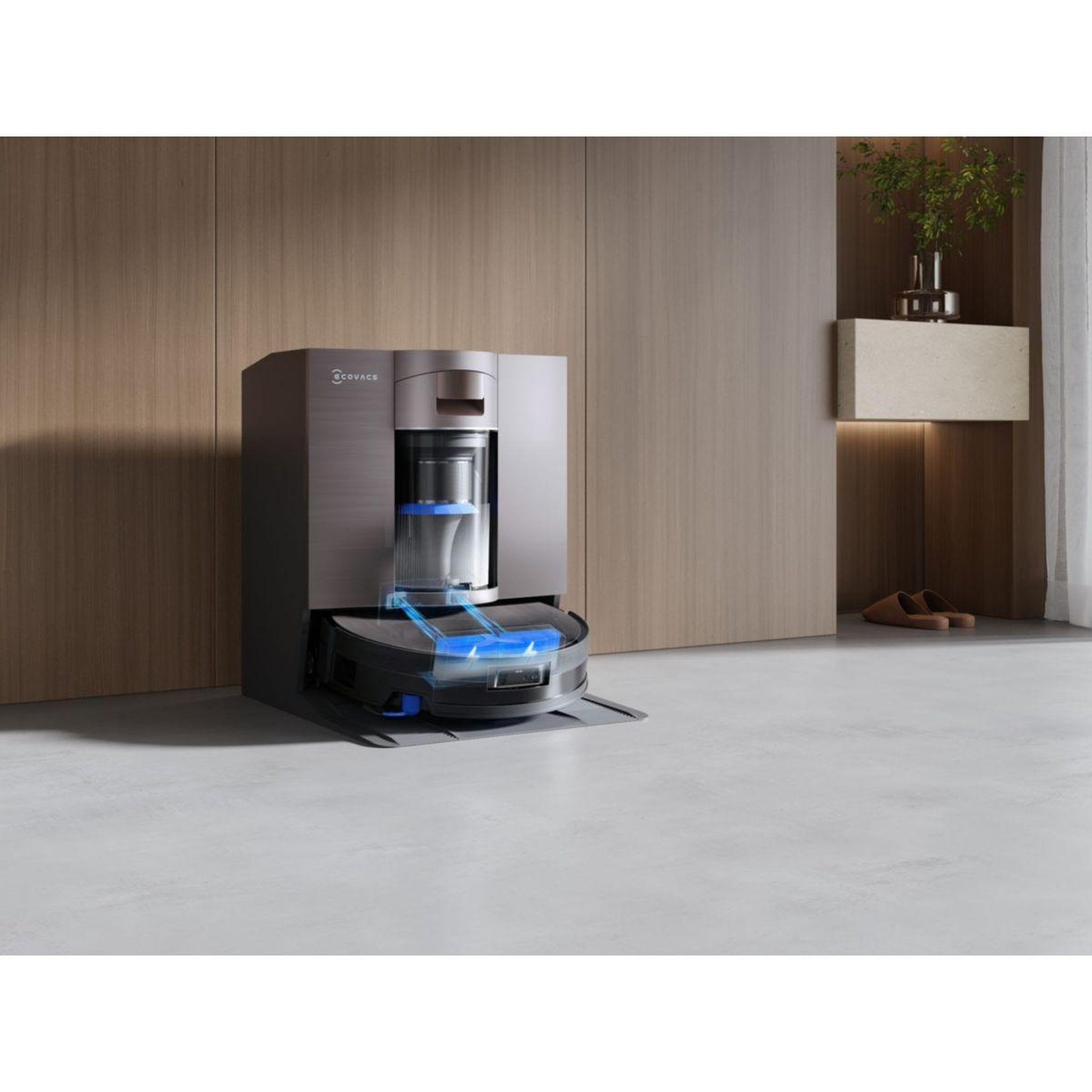 Voir la diapositive 2 : ECOVACS Robot aspirateur laveur deebot x11 omnicyclone