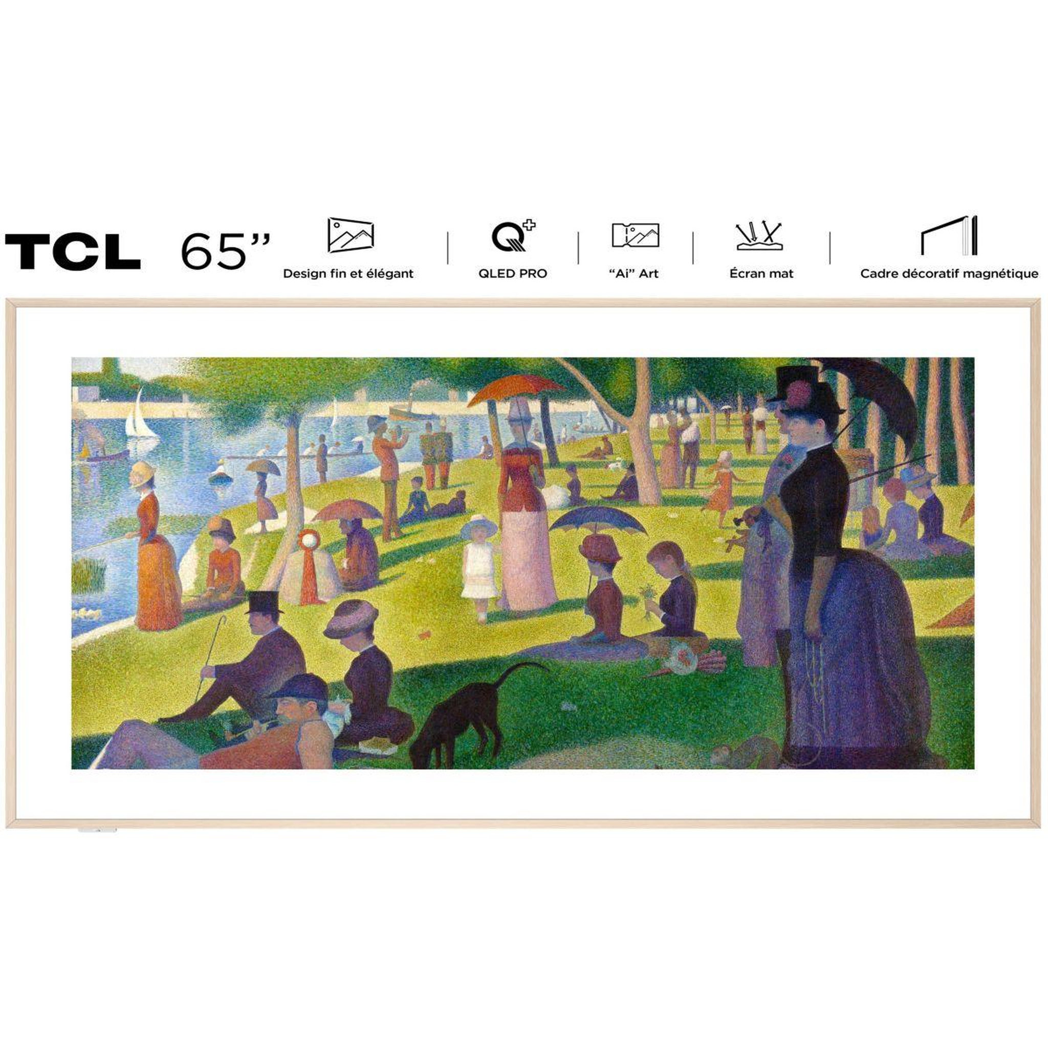 Voir la diapositive 2 : TCL TV QLED NXTVISION 65A300W-65 pouces (164cm)